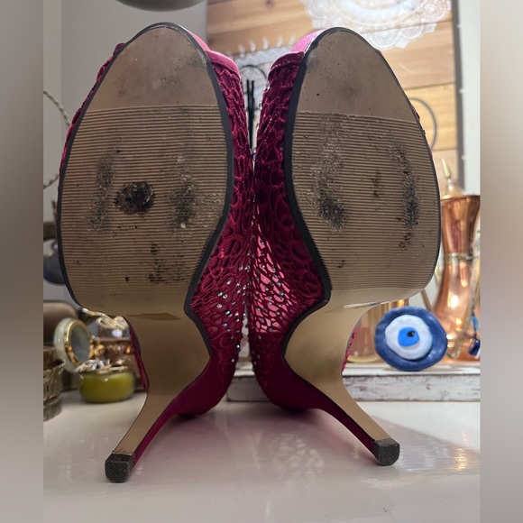 Hot Pink Lady Couture platform heel - Picture 4 of 5